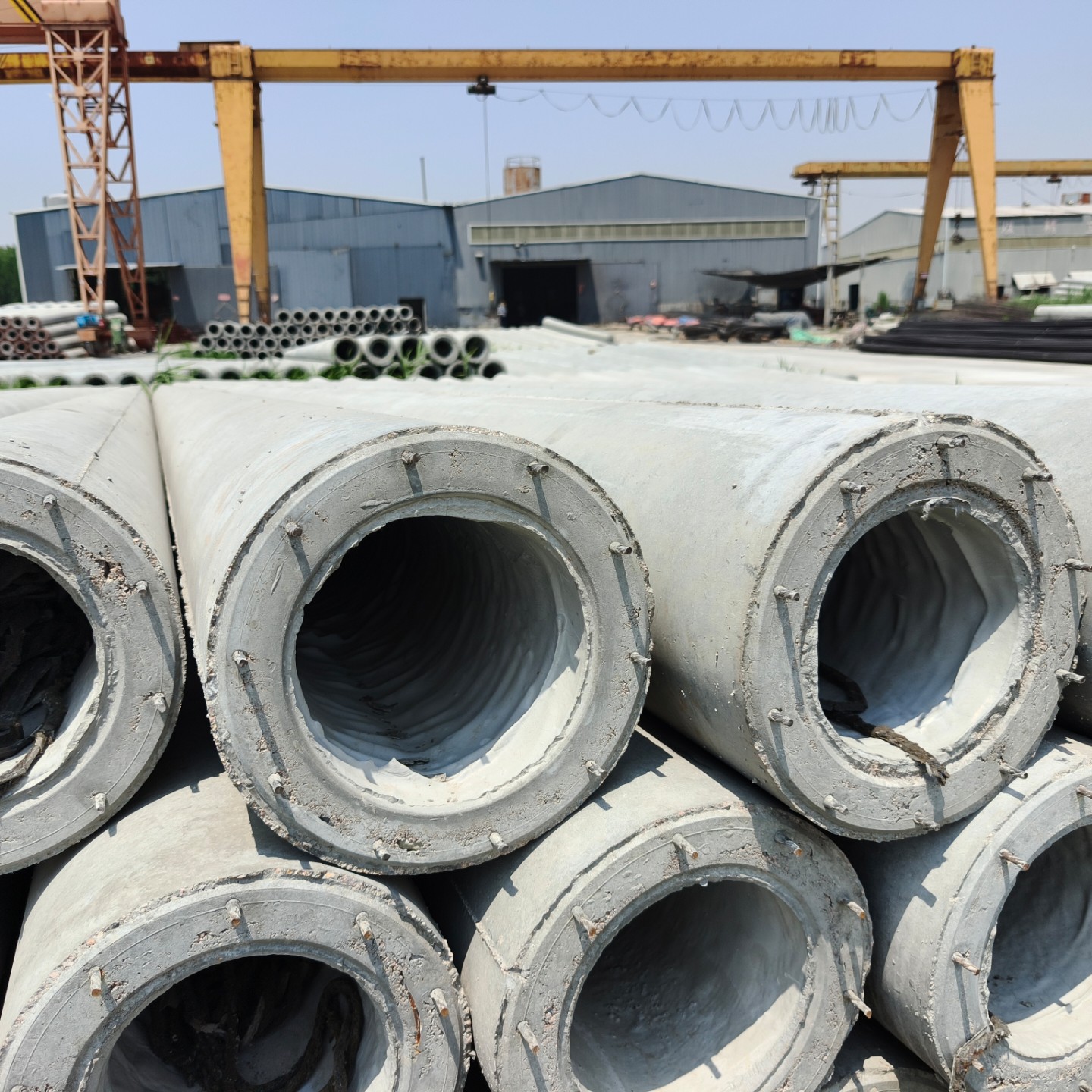 江岸150×10米预应力水泥电线杆